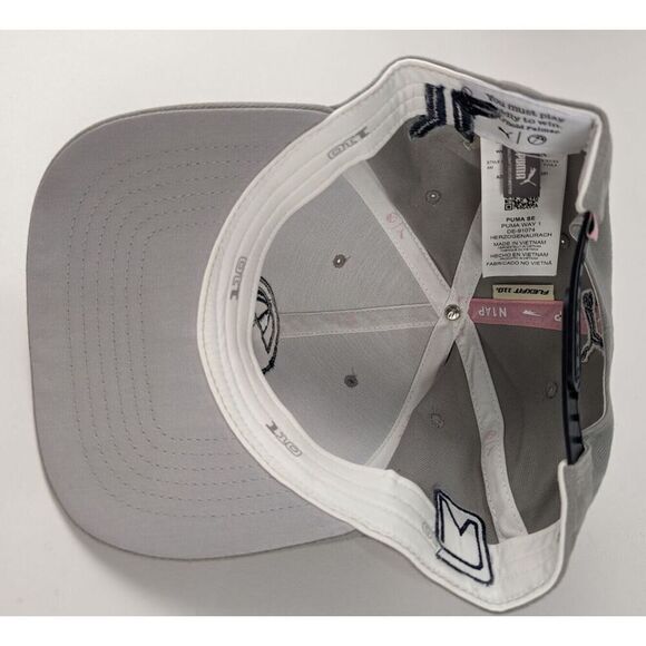Puma Arnold Palmer AP Circle Umbrella Hat Snapback Gray Adjustable Embroidered - Picture 9 of 12